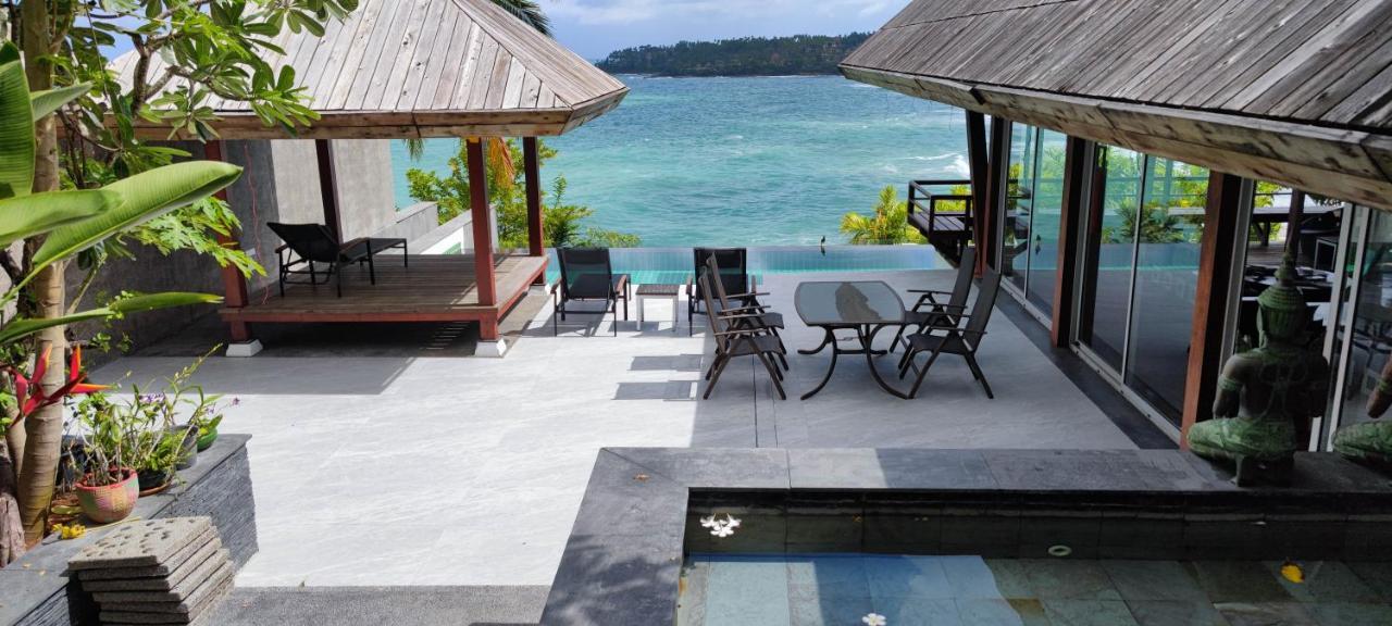 Surin Beach Oceanfront Villa With Ocean And Beach Views Exterior photo