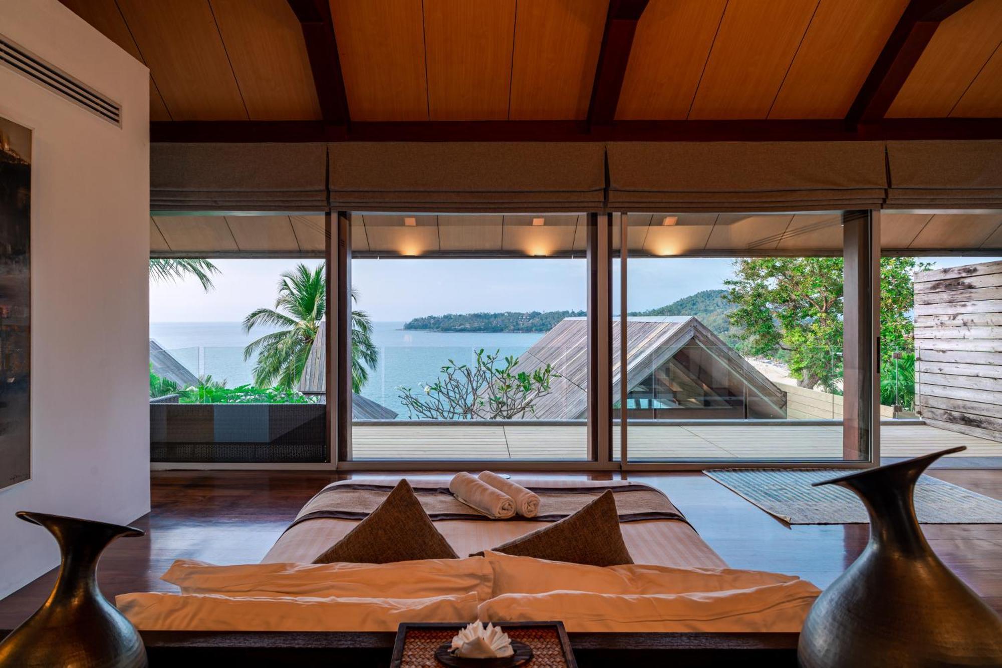 Surin Beach Oceanfront Villa With Ocean And Beach Views Exterior photo