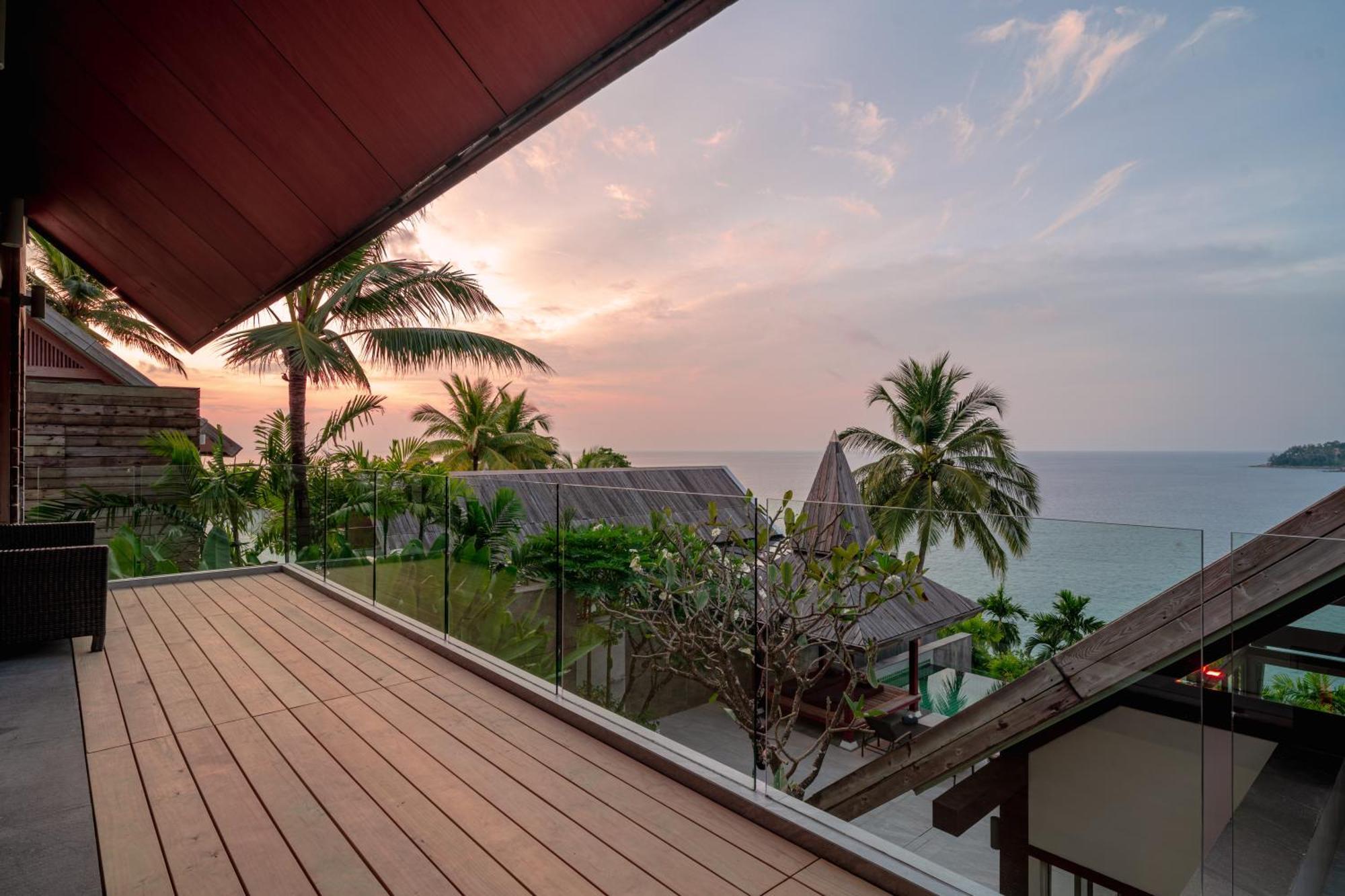 Surin Beach Oceanfront Villa With Ocean And Beach Views Exterior photo