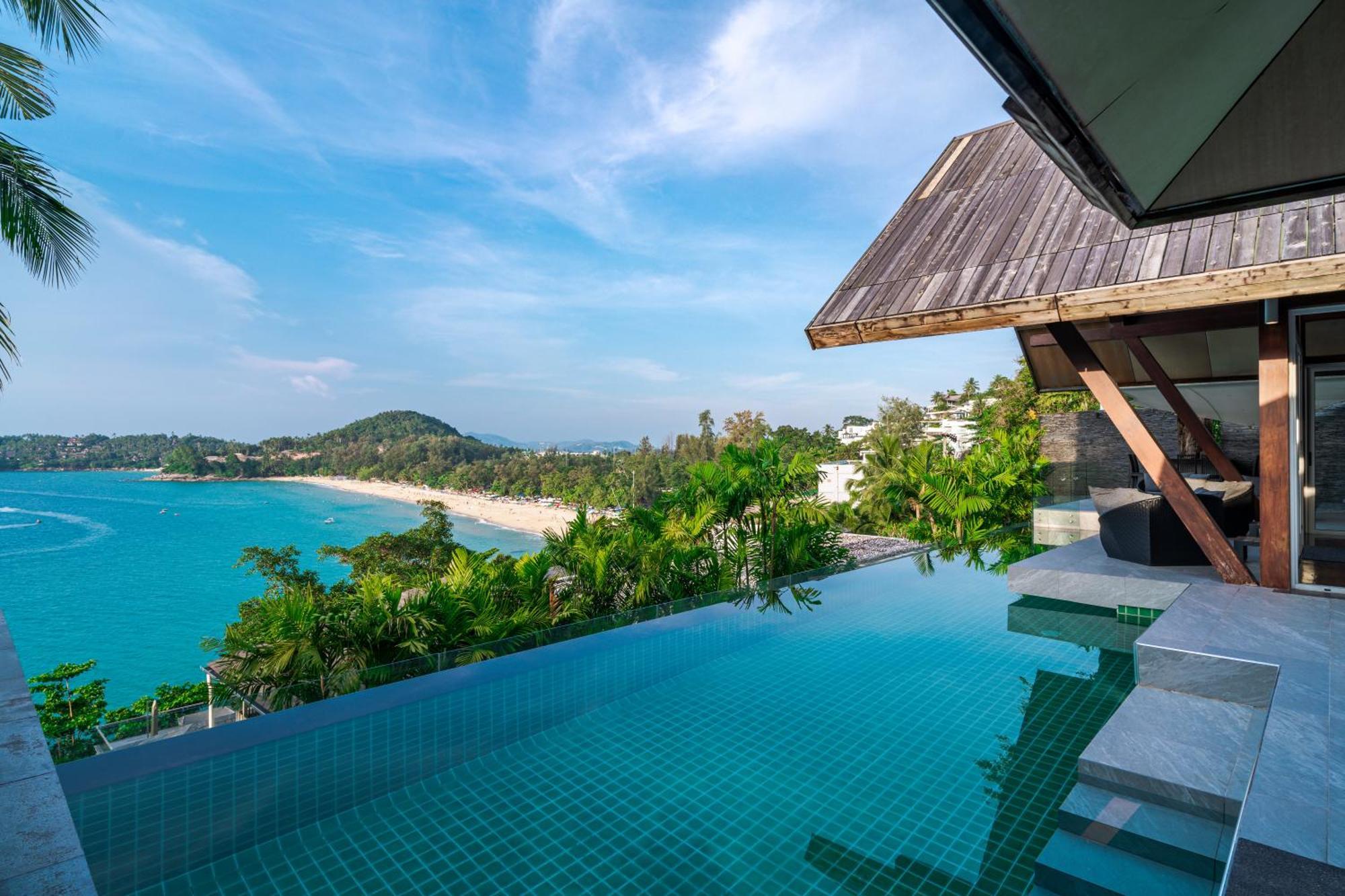 Surin Beach Oceanfront Villa With Ocean And Beach Views Exterior photo