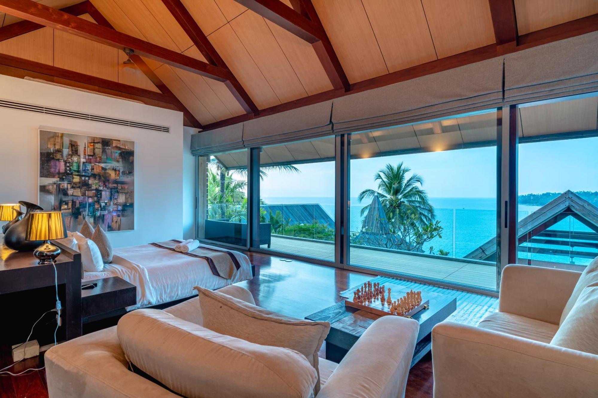 Surin Beach Oceanfront Villa With Ocean And Beach Views Exterior photo